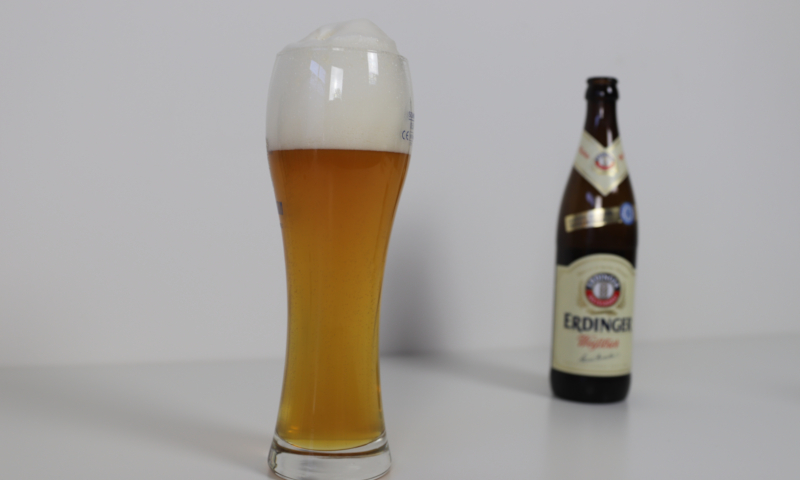 Erdinger Hefe Weisse glas en flesje